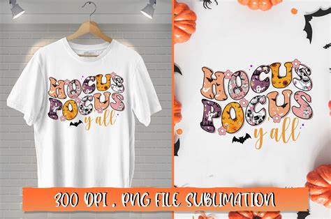 Hocus Pocus Yall Retro Sublimation Graphic By Extreme Designart