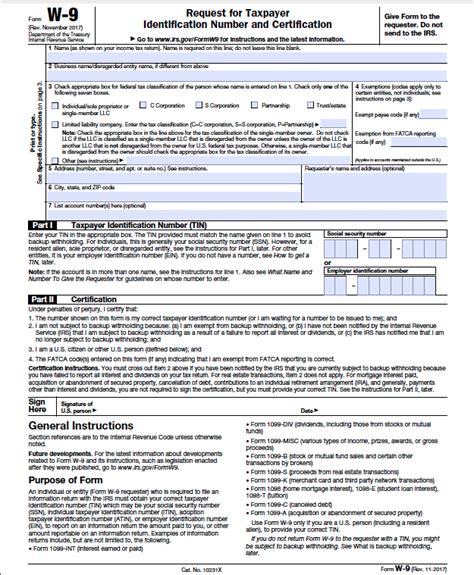 What Do Tax Exemption And W9 Forms Look Like