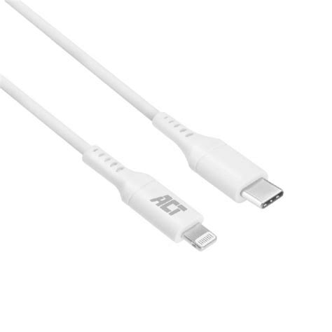 Usb C Naar Lightning Kabel 1 Meter Wit