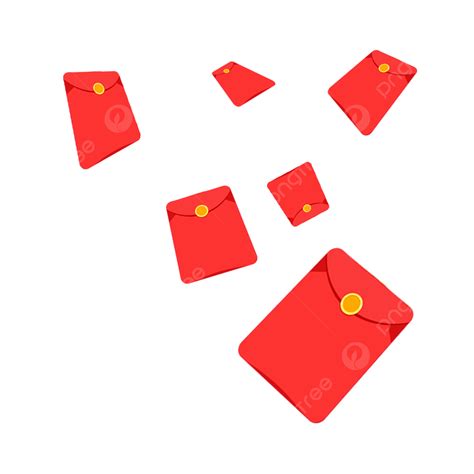 Flying Envelope Clipart Transparent PNG Hd Red Envelopes Flying Around