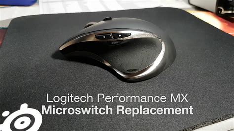 Logitech Performance MX Double Click Fix Microswitch Replacement