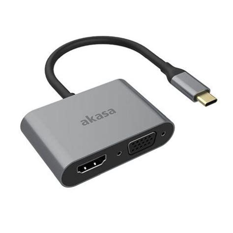 Akasa Usb C To Hdmi And Vga 2 In 1 Adapter Direct Pc Supplies It