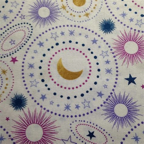 Celestial Fabric Etsy Uk