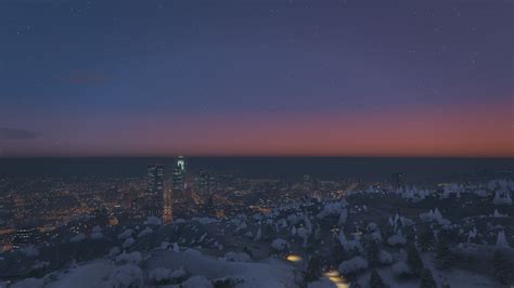 Fondos De Pantalla Grand Theft Auto V Los Angeles Ciudad Puesta De