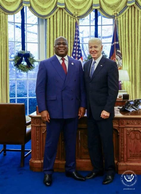 Sommet USA Afrique Joe Biden a reçu Félix Tshisekedi à la Maison