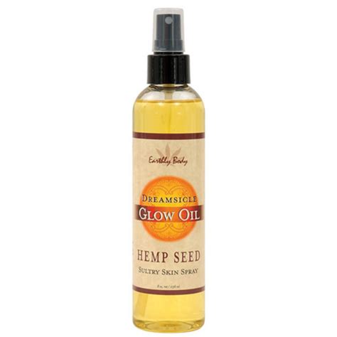 Earthly Body Hemp Seed Moisturizing Glow Massage Oil Spray 8oz All Natural Oils Ebay