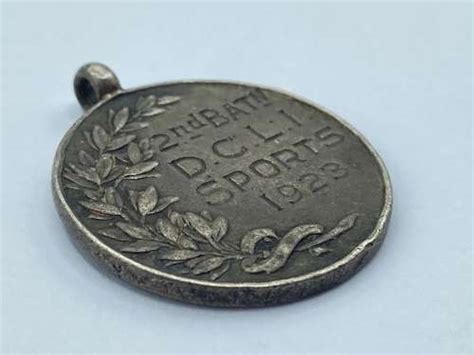 Post Ww1 2nd Battalion Duke Of Cornwalls Light Infantry Silver Medal