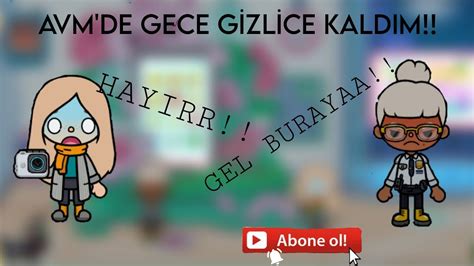 Avm De Gece G Zl Ce Kaldim Toca Life Millie Youtube