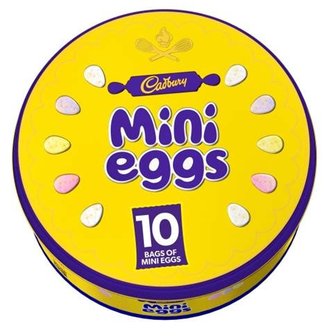 Cadbury Mini Eggs Tin 319g Tesco Groceries