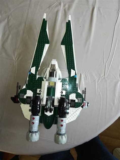 The Star Wars Legos Are Made To Look Like They Have Been Built In Space