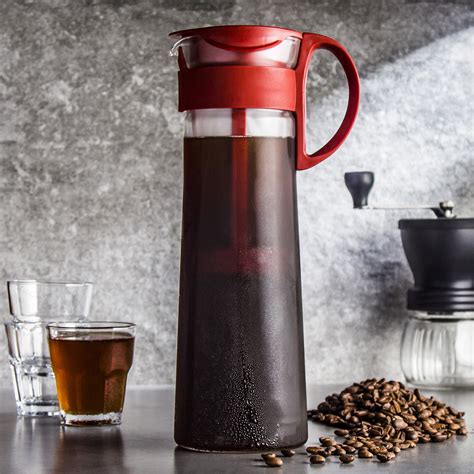 Hario Mizudashi Coffee Pot L Czerwony Zaparzacz Do Kawy Na Zimno