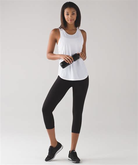 Lululemon Wunder Under Crop Hi Rise Full On Luxtreme Black