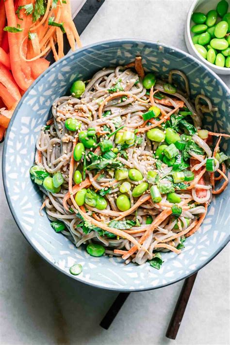 Sesame Ginger Soba Noodle Salad ⋆ Tasty 20 Minute Soba Salad