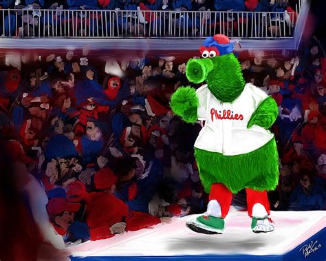 Philly Phanatic Digital Art By Randy Hulshizer