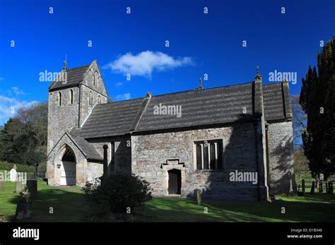 Church Of The Holy Cross In The Grounds Of Ilam Hall In The Village Of