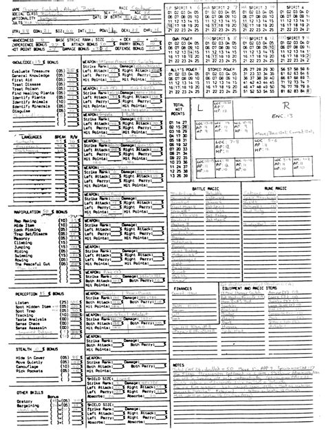 Traveller rpg character sheet - vnnaa