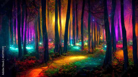 Colorful Fantasy Landscape