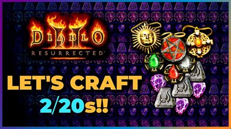 In The Search Of The Perfect Amulet 100 Caster Amulet Crafts 2 Diablo 2 Resurrected Youtube