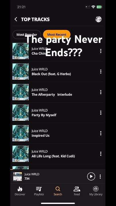 The Party Never Ends Juice Wrld Tracks Thepartyneverends Juicewrld Shorts Subscribe Youtube