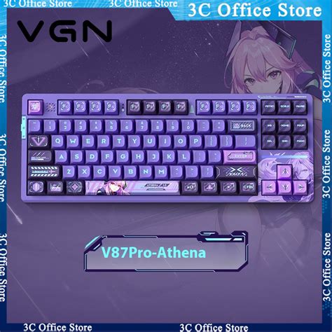 Jual VGN V87 Pro Mechanical Keyboard Gaming Three Mode Hot Swap Dynamic