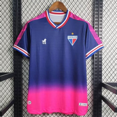 Nova Camisa Fortaleza Outubro Rosa Torcedor Masculina 2023 2024 021