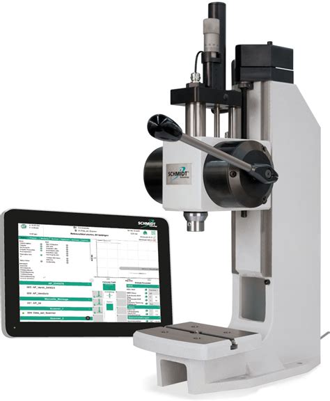 Manual Press With Monitoring SCHMIDT