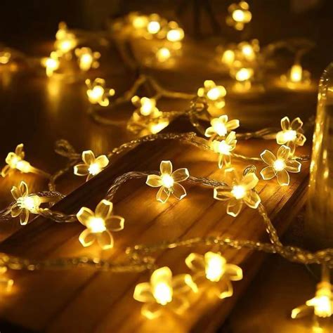 1pc Flower Fairy Lights Battery Operated String Lights Waterproof 10 20