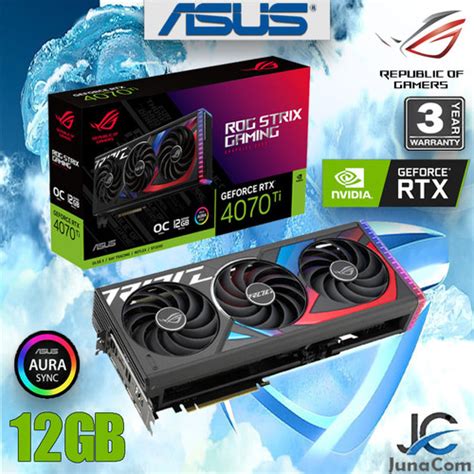 Jual Asus Vga Rog Strix Geforce Rtx 4070ti 12gb Gddr6x Oc Edition