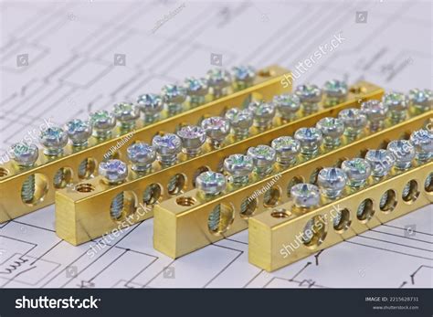 Electrical Connectors Wires Electrical Diagram Closeupsoft Stock Photo