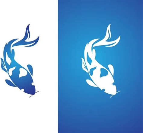 Showa Sanshoku Koi Fish Logo Icon Royalty Free Vector Image In 2024