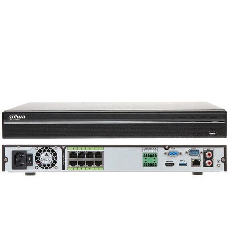 Nvr Dahua Canali Poe Ip K Ultra Hd Mpx Mbps H Serie Pro