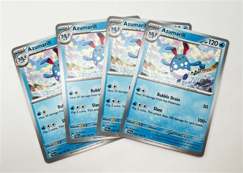 Pok Mon Cards Paldea Evolved Playset Azumarill X Ebay