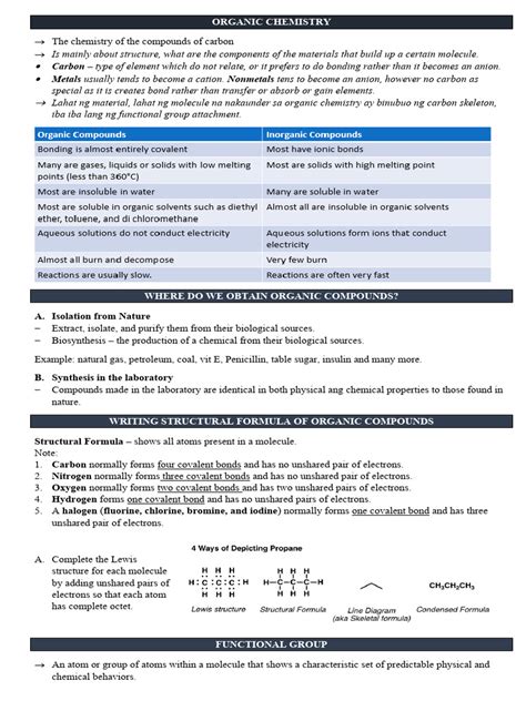 Organic Chemistry Pdf Alkane Functional Group