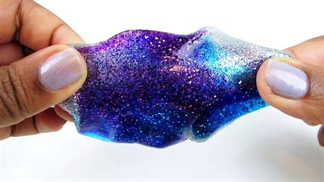 Diy Galaxy Slime Glitter Slime Diy Fun And Easy How To Make Slime