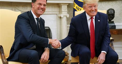 Chefe da OTAN Rutte encontra se Trump para conversações sobre