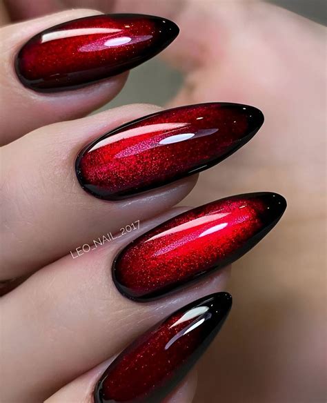 30 Sexy Dark Red Nails Perfect For Winter