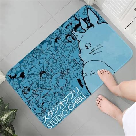 Paillasson A X Cm Totoro Studio Ghibli Tapis De Sol Chambre D Cor