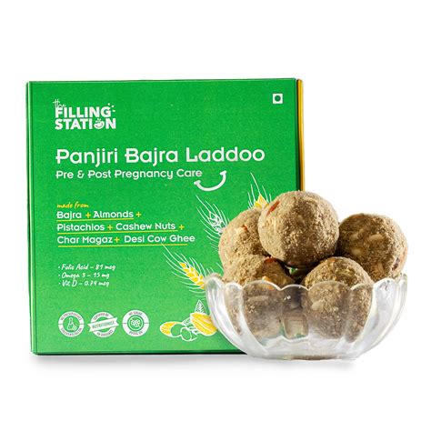 Buy The Filling Station Panjiri Bajra Laddoo Bajra Almond Pistachio