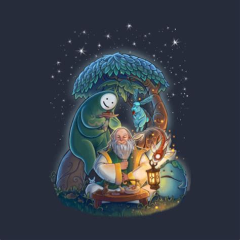 Iroh in the Spirit World - Stars - T-Shirt | TeePublic