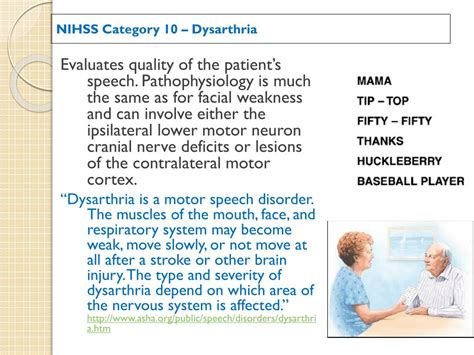 Ppt Nih Stroke Scale Assessment Of The Acute Stroke Patient