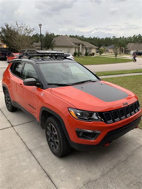 New roof rack day on my 2019 spitfire compass trailhawk. : r/JeepCompass