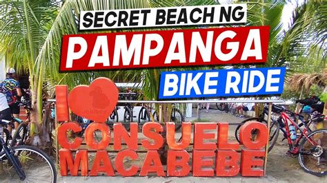 Beach Ng Pampanga Bike Ride Consuelo Macabebe Pampanga Youtube