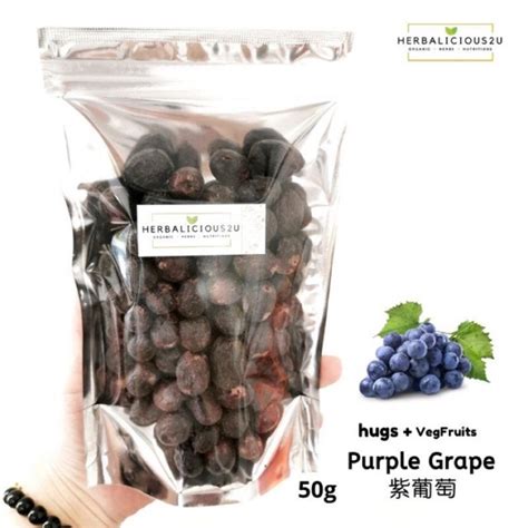 【halal】freeze Dried Crunchy Grapes Anggur Kering Snek Buah Buahan