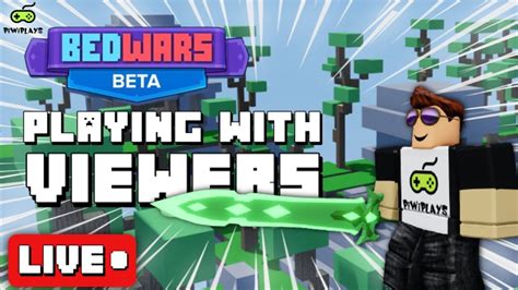 Roblox Bedwars With Viewers Roblox Live Youtube Otosection