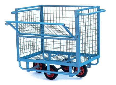 Wheels Mild Steel Cage Trolley Loading Capacity Kg At Rs