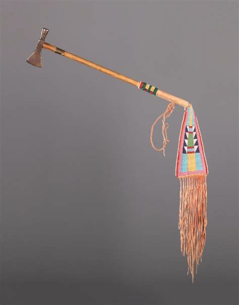 Crow Tomahawk With Beaded Drop