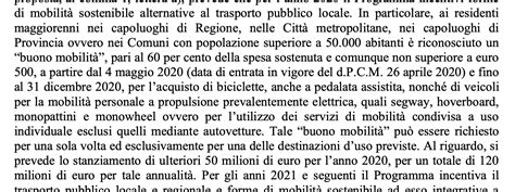 Ufficiale Il Bonus Bicicletta E Monopattino Cosa Prevede Il Testo