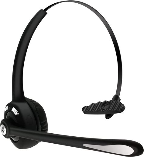 Bluetooth Headset with Microphone,V5.1,Noise Canceling Wireless On Ear ...