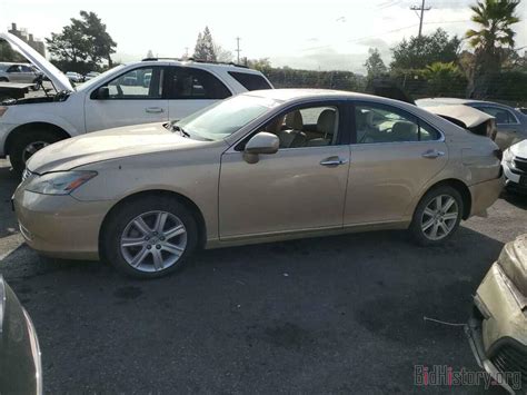 Report Jthbj46g872022424 Lexus Es350 2007 Gold Gas Price And Damage