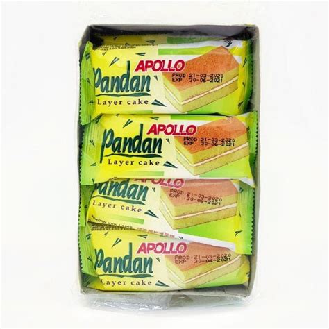 Apollo Pandan Layer Cake Jajan X G Shopee Malaysia